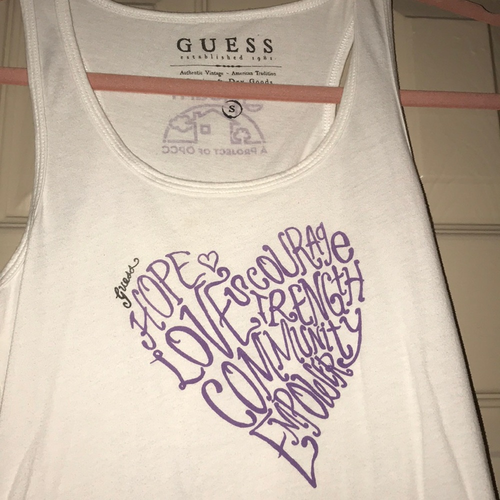 Size Small Guess tank